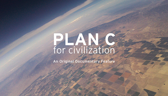 Earth with title Plan C for civilization